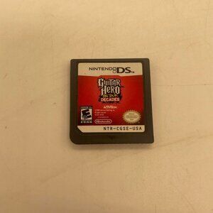 $$ SOLD $$ Nintendo DS Guitar Hero on Tour Decades Game Cartridge